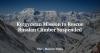 Kyrgyzstan Mission to Rescue Russian Climber Suspended