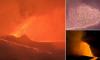 Dramatic moment Hawaii's Kilauea volcano shoots lava into the sky in 'extraordinary' display