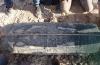 Stele discovered with a carved eagle and Greek inscription