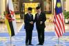 King of Malaysia welcomes Brunei’s Sultan Hassanal Bolkiah at Istana Negara on four-day state visit
