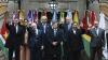 Mercosur leaders and invited guests: (Left to right, back row) Ecuador's Vice-President María José Pinto, Panama's President José Raúl Mulino, and Chile's Foreign Minister Alberto van Klaveren; (Left to right, front row) Paraguay's President Santiago P…