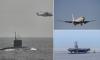 RAF scrambles spy planes as Britain joins huge NATO hunt for Russian sub 'suspected of threatening US aircraft carrier' off Norway