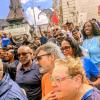 150 gather in Monument Circle, claim ‘Hate is not welcome in Indiana’
