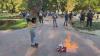 Veteran arrested for burning U.S. flag near White House is a familiar face to WNC