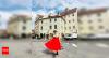 Ritabhari slays in red on the streets of Prague