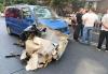 Car explosion in central Yerevan injures two people, damages cars and shops