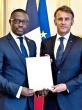 iciHaiti - Diaspora : Haiti's new Ambassador presents his credentials to President Macron