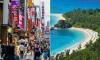 Japan has been dubbed the 'new Hawaii' - with unspoilt beaches and forests