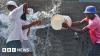 Water fights and nimble rams: Africa's top shots