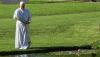 Pope Leo XIV feeds fish as he opens Vatican's ambitious model of sustainable farming and education