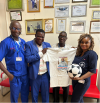 3 prominent Gambians donate sports items to Sare Nfally tournament
