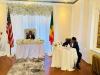 Ambassador Bah Signs Condolence Book Honouring Former Ambassador of the Republic of Congo to the United States, H.E. Serge Mombouli