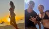 Elsa Pataky strips down to a bikini as she reunites with husband Chris Hemsworth during romantic Fiji getaway after weeks apart