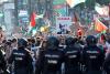 Spanish police clash with French fans, Palestinian flag banned ahead of soccer match