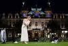 Princess Charlene and Prince Albert II on Princess of Monaco Cup final tee at the Casino