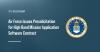 Air Force Issues Presolicitation for High Band Mission Application Software Contract