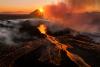 Extraordinary photo of Icelandic volcano eruption wins landscape competition