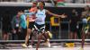 Botswana sprinter celebrates gold medal-winning run with push-ups