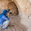 Frederique Duquesnoy, 61, an archaeologist, joked the Chadian site was 'Lascaux times 100,000', referring to the famous ancient caves in southwest France