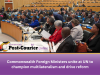 Commonwealth Foreign Ministers unite at UN to champion multilateralism and drive reform