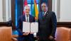 Grenada’s High Commissioner presents Letter of Introduction to Prime Minister of Canada