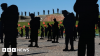 Falklands War silhouettes displayed at sea fort