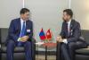 President of Mongolia Khurelsukh Ukhnaa Meets President of Montenegro Jakov Milatović
