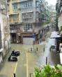 Macau to lower T10 to T8 at 4 p.m., floods receding, 1 injury, only minor damage