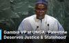 Gambia’s Vice President Addresses UNGA 80, Calls for Palestinian Statehood and Stronger Multilateralism