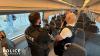 Collaborative effort: Police monitor trains on Namur-Luxembourg line