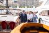 Prince Albert II visits Monaco Yacht Show