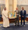 Bangladesh Embassy gifts calligraphy works to Kuwait Grand Mosque