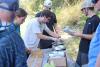 Arkansas Tech University fisheries students spend day working on Yell County lake