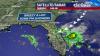 Tropical disturbance shows signs of development near Florida