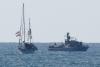 Gaza flotilla boat docks in Cyprus