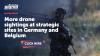 More drone sightings at strategic sites in Germany and Belgium