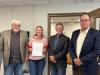 National 4-H Week is October 5-11 – Cheyenne County District VI President Kallie Ball accepts signed proclamation from Cheyenne County Commissioners