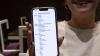 An Argentine shows off her shopping list in Santiago.