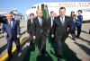 Kyrgyz President Sadyr Zhaparov arrives in Azerbaijan