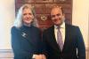 Armenian Ambassador Narek Mkrtchyan and U.S. Deputy Secretary of State Discuss TRIPP Implementation