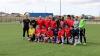 Falkland Islands football team take on a side from Mount Pleasant Complex
