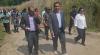 Minister Ghising inspects flood and landslide affected zone