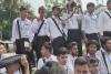 Dhaka College students block Science Lab intersection