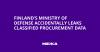 Finland’s Ministry of Defense Accidentally Leaks Classified Procurement Data