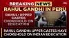 'Upper Castes Chokehold On Education In India': Rahul Gandhi In Peru