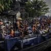 To get to school, market or work in the fields, DRC locals resort to poorly maintained 'river buses'
