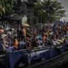 To get to school, market or work in the fields, DRC locals resort to poorly maintained 'river buses'