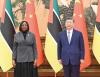 Xi meets Mozambican PM Levi