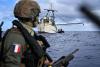 French Navy Camcopters monitor a record drug intercept in the Gulf of Guinea
