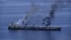 Ship catches fire after projectile strike off Yemen coast